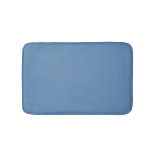 Tapete De Banheiro Impressão de cor sólida azul Lichen, Cinza azul cl