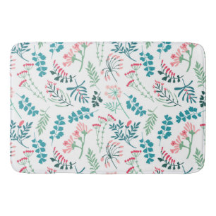 Tapete De Banheiro Impressão Floral Moderno