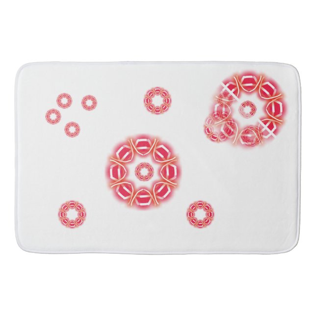 Tapete De Banheiro Impressões de caleidoscópio (Frente)