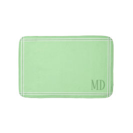 Tapete De Banheiro Iniciais personalizados com distribuição clara ver