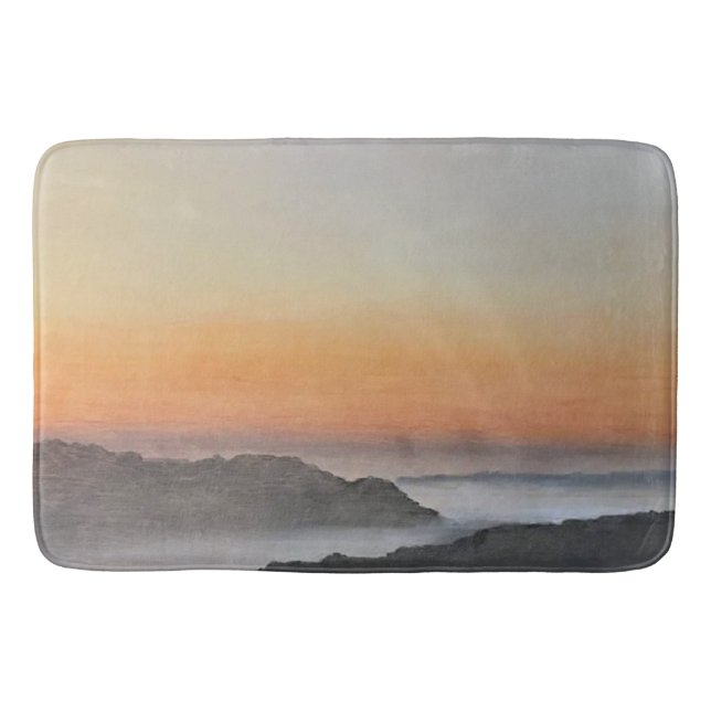 Tapete De Banheiro Inspirational Bath Mat | Ice Storm Sunrise (Frente)
