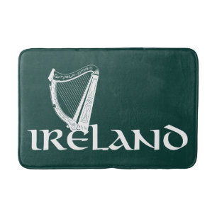 Tapete De Banheiro Ireland Harp Design, Irish Harp