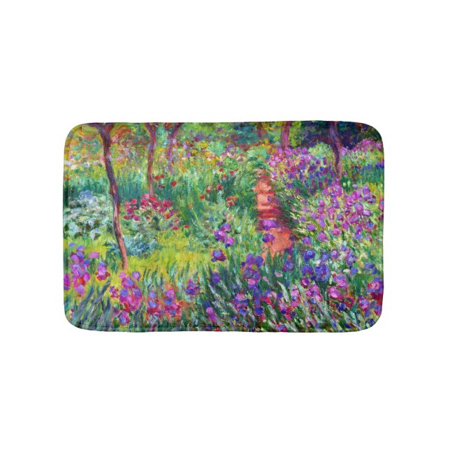 Tapete De Banheiro Iris Garden Claude Monet Fine Art (frente)