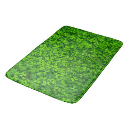 Tapete De Banheiro Irish Shamrock Clover Green Floral Irlanda