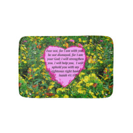 TAPETE DE BANHEIRO ISAIAH 41:10 WILDFLOWER PHOTO DESIGN