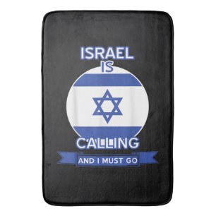 Tapete De Banheiro Israel está chamando e eu devo ir