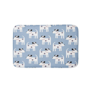 Tapete De Banheiro Jack Russell Parson Terrier Dog Patterno