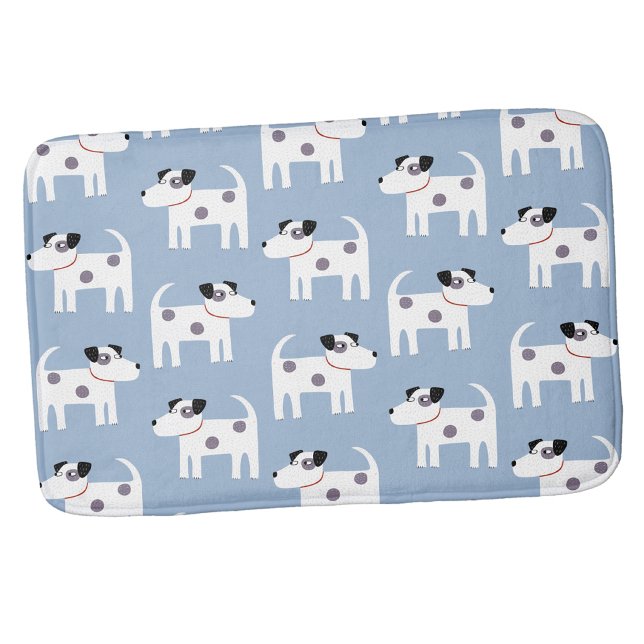 Tapete De Banheiro Jack Russell Parson Terrier Dog Patterno (Paros  Kack Russell terrier dog bath mat)