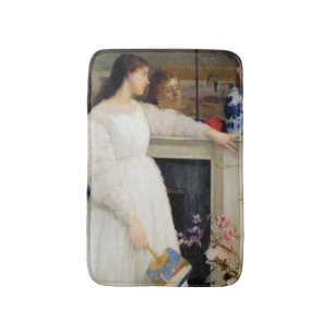 Tapete De Banheiro James Whistler - Sinfonia em branco nº 2