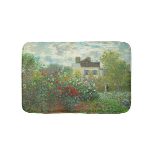 Tapete De Banheiro Jardim do Artista Monet em Argenteuil Pintura