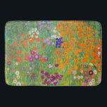 Tapete De Banheiro Jardim Flor por Gustav Klimt<br><div class="desc">Visite minha loja para obter design mais interessante e mais opções de cores => zazzle.com/colorfulworld*</div>