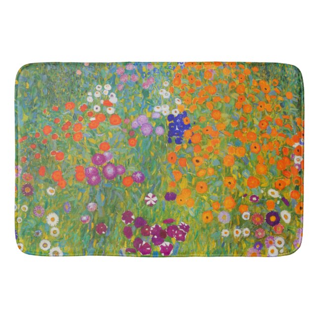 Tapete De Banheiro Jardim Flor por Gustav Klimt (Frente)