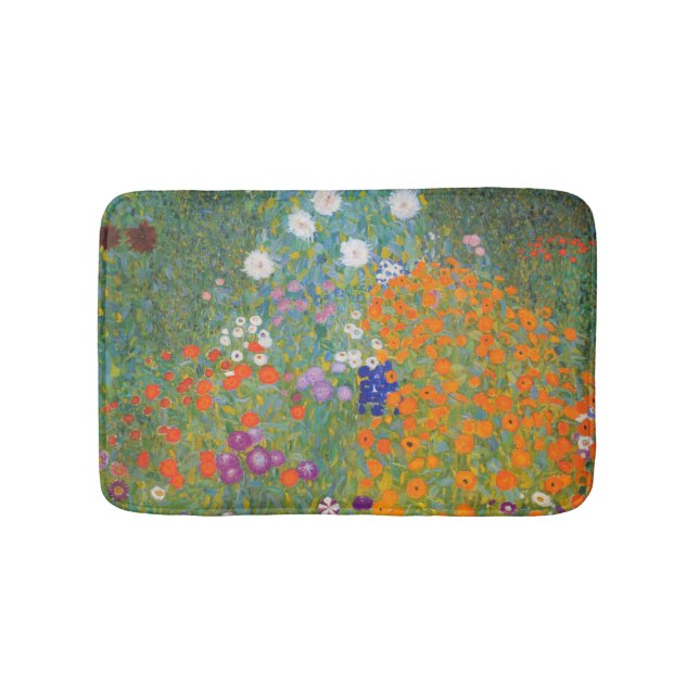 Tapete De Banheiro Jardim Flor por Gustav Klimt (frente)