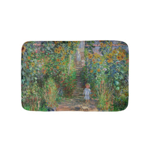 Tapete De Banheiro Jardim Monet Vetheuil Pintura Impressionista