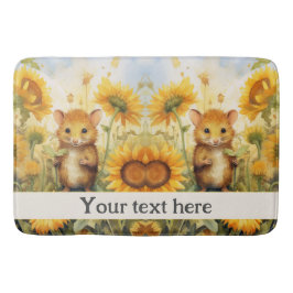 Tapete De Banheiro Jardim Sunflower 17 Miceville