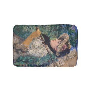Tapete De Banheiro Jeanne (Primavera) Por Édouard Manet