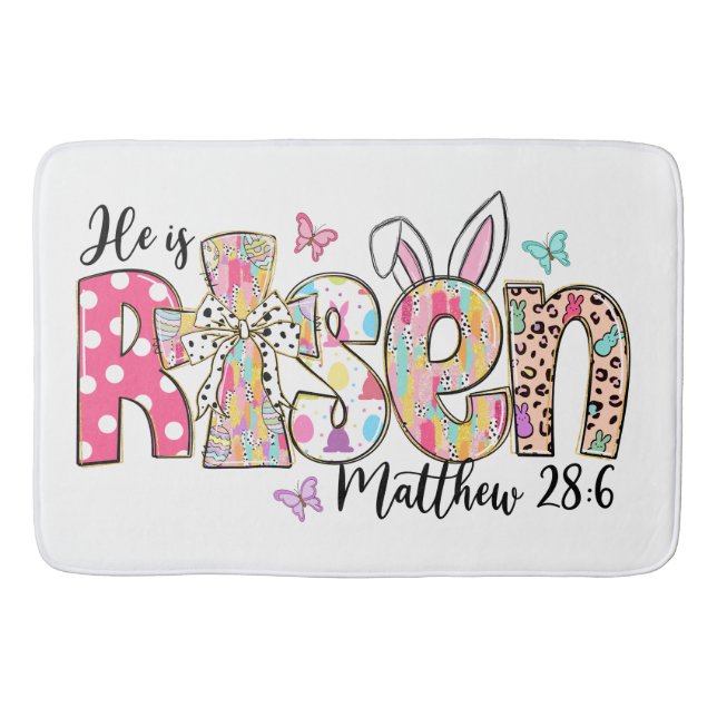 Tapete De Banheiro Jesus Cristo Páscoa Jesus homens cristãos, mulhere (Frente)