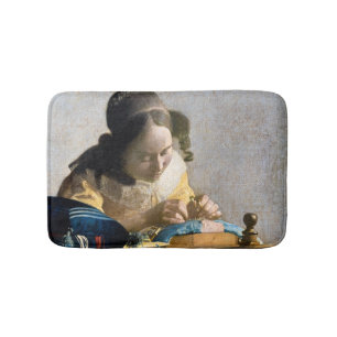 Tapete De Banheiro Johannes Vermeer - O Lacemaker