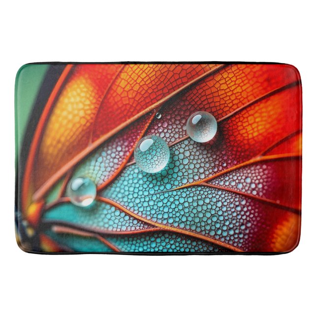 Tapete De Banheiro Joias numa Fiery Wing (Frente)