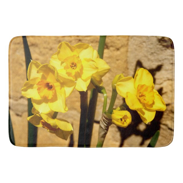 Tapete De Banheiro Jonquil Flowers Bath Mat (Frente)