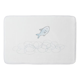 Tapete De Banheiro Jumping Fish Bath Mat