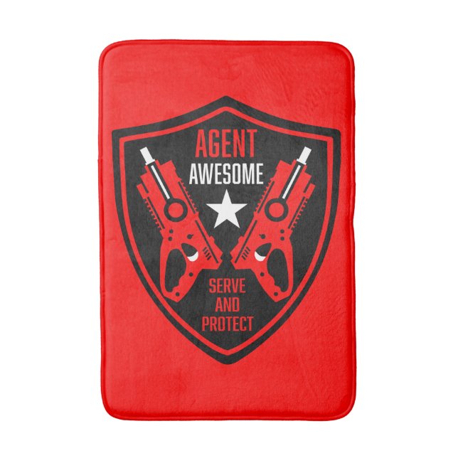 Tapete De Banheiro Kids Toy Dart Gun Batalha (Frente Vertical)