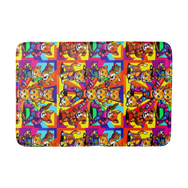 Tapete De Banheiro Kittens - Puppies  (Frente)