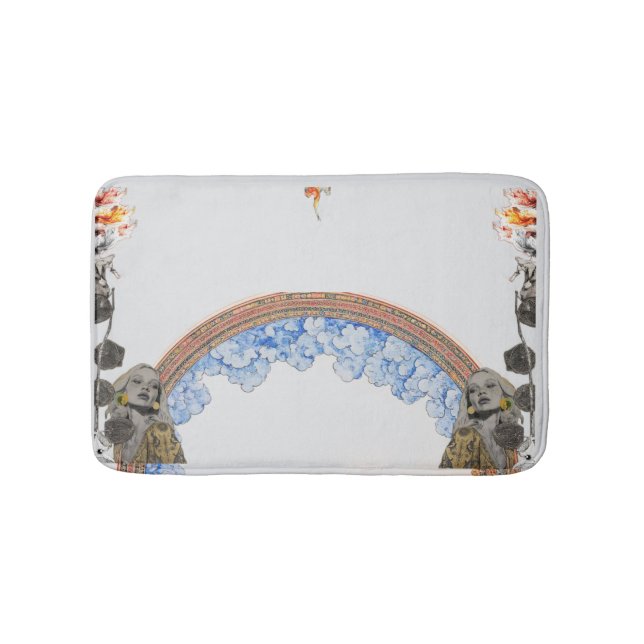 Tapete De Banheiro Klimt-Inspired Surreal  (frente)