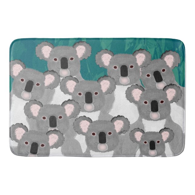 Tapete De Banheiro Koalas Bath Mat (Frente)
