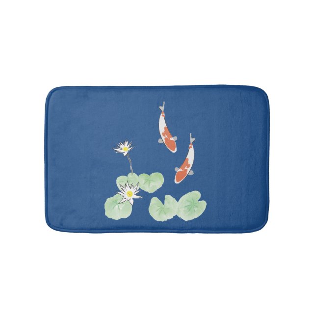 Tapete De Banheiro Koi Pond Bath Mat (frente)
