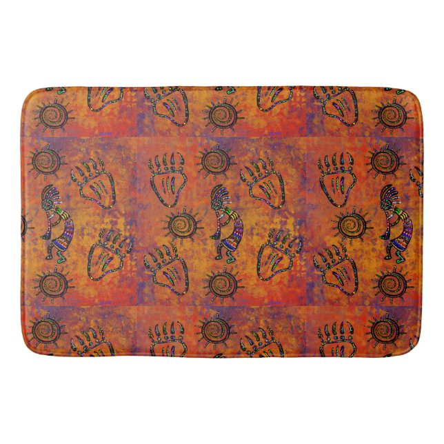 Tapete De Banheiro Kokopelli Art (Frente)