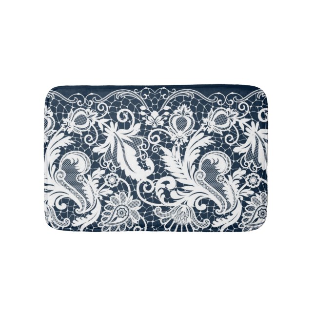 Tapete De Banheiro Laço branco 2 (frente)