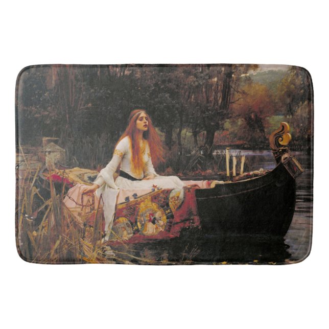 Tapete De Banheiro Lady Shalott Waterhouse Art (Frente)