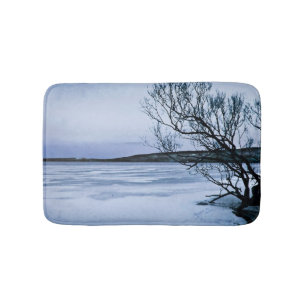 Tapete De Banheiro Lago congelado Bath Mats