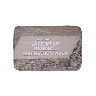 Tapete De Banheiro Lago Meade - Sinal de Área Recreacional Bath Mat