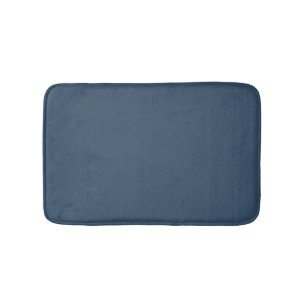 Tapete De Banheiro Lago minimalista azul sólido elegante moderno