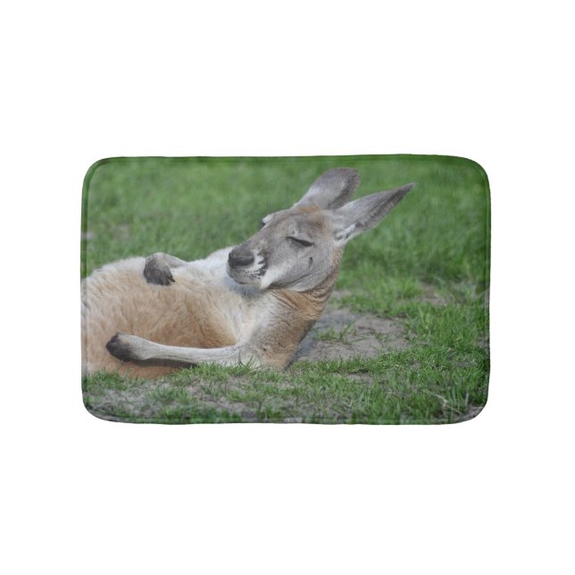 Tapete De Banheiro Laid-back Kangaroo (frente)