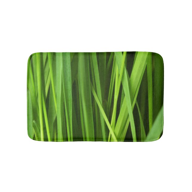 Tapete De Banheiro Lâminas de gramíneas (frente)