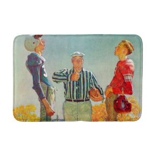 Tapete De Banheiro Lance da moeda por Norman Rockwell