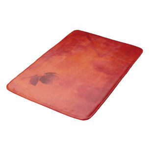 Tapete De Banheiro Laranja Queimada - Leaf Abtract Autumn