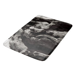 Tapete De Banheiro Latido de Árvore Preta