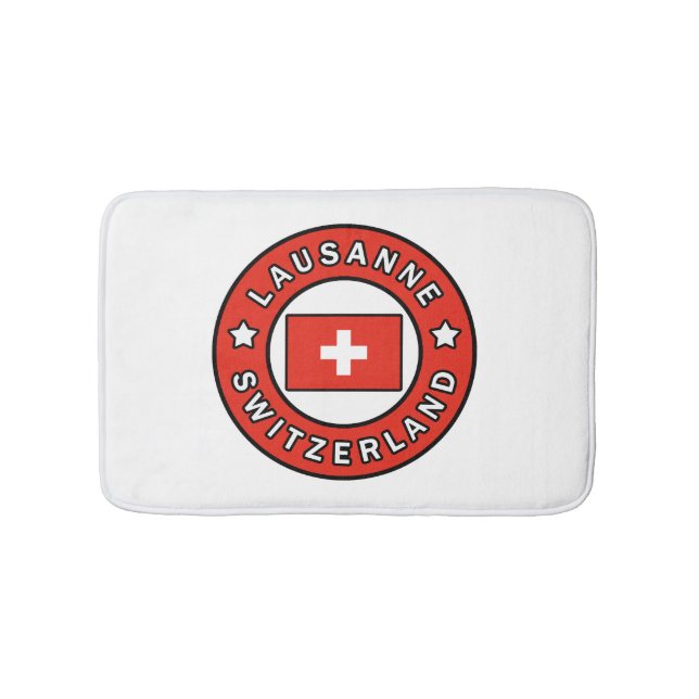 Tapete De Banheiro Lausanne Suiça (frente)