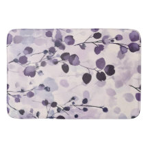 Lavanda Eucalipto Floral Aquarela 