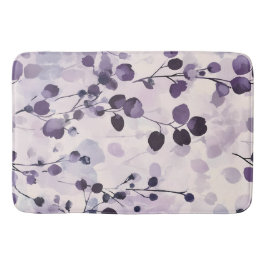 Tapete De Banheiro Lavanda Eucalipto Floral Aquarela