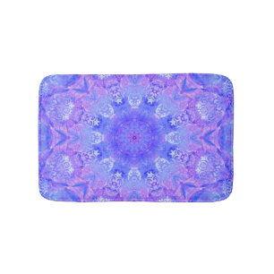 Tapete De Banheiro Lavanda Sky Blue Purple Sparkle Damask