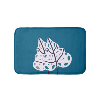 Tapete De Banheiro Leaf abstract