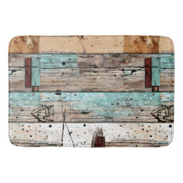 Tapete De Banheiro Legal madeira pintada