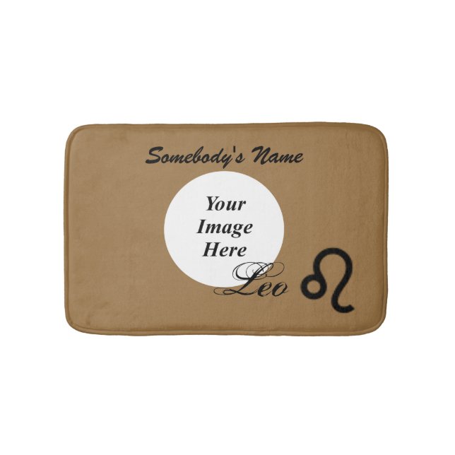 Tapete De Banheiro Leo Zodiac - Símbolo Standard de Kenneth Yoncich (frente)