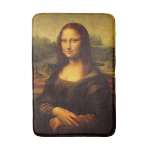 Tapete De Banheiro Leonardo Da Vinci Mona Lisa Pintura De Arte Bela