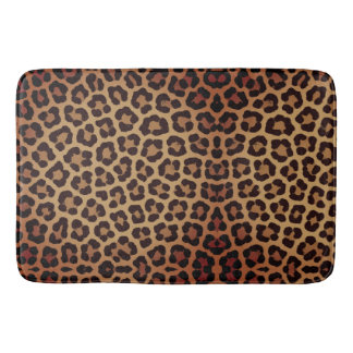 Tapete De Banheiro Leopard Print Pattern